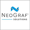 NeoGraf Solutions logo with a blue abstract graphic above the words NeoGraf Solutions on a white background.