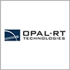 Opal-RT Technologies logo with a blue and white graphic on the left and company name in black text on a white background.